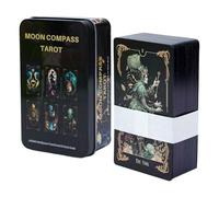 TAROT CARDS DEACH - Fortune Raccontando Il Mazzo | Notti Di Festa Del Gioco Spirituale | Set Oracolo Mistico A 78 Pezzi Con Design Artistico Unico, Divinazione, Meditazione, Donazione, Eventi Di Club