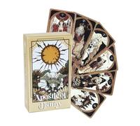 TAROT CARDS DEAT - 78pcs Mystical Oracle Cards | Tarocchi Illustrati | TAROTS Table Board Game Adatto Per La Divinazione Fortune Che Raccontano L'uso Di Intrattenimento Per Meditazione Di Orientamento