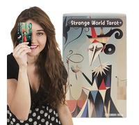 Tarot Cards Deck, Fate Divination Cards Set, Full 78 Card Collection, Oracle Reading Board, Illustrated Symbol Decks, Ideal for Spiritual Guidance, Party Readings, Entertainment, 10.5x6.1cm
