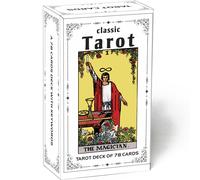 Tarot Cards for Beginners Classic Tarot Cards with Meanings on Them 78 Tarot Deck Set Learning Tarot Deck No Guide Book Needed Learning Tarot Car