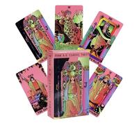 Tarot Cards for Beginners, Oracle Card Set, 78 Piece Spirit Deck with Guidebook, Positive Energy Reading Tool, Ideal for Witch, Journal Spreads, Christmas, Horror Theme 10,2 x 6,3 cm