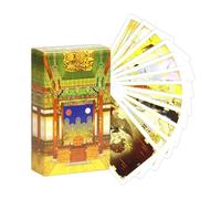 Tarot Cards, Korean Oracle Deck, 4.06x2.36 Inches Interactive Board Game, Beginner-Friendly Portable Set, Multiplayer Spiritual Tool, for Boys Girls Teens Youth Son Daughter Husband Wife Party Fun