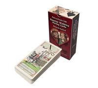 Tarot Cards - Romantic Bavarian Wedding Deck, 78-Piece Vintage Paper Cards Measuring 12x6cm with Lightweight 210g Build Enhancing Beginner Friendly Card Reading for Kids Teens Home Hotel Travel