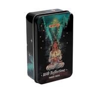 Tarot Cards Set, Beginner Fortune Deck, Learn Symbolic Meanings, Gold-Plated Card Finish, Reflective Mystical Artwork, Includes Paper Guide, Divination Practice, Spiritual Use, Iron Box