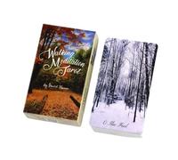Tarot Cards with Meanings, Classic Printed Deck, Clear Guide Readings, Spiritual Entertainment Set, Ideal for Adults, Family, Gatherings, Events, Occult Fun, 4.06x2.36 inches