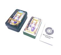 Tarot Deck, Animal Cards, Divination Board Game with Unique Art Style and Symbolic Meanings, Spiritual Fortune Tool for Friends Gathering Playing Entertainment Favors, 3.94x2.36x1.57 Inches