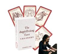 Tarot Deck Fairy Game, Funny Cooperative Card Set, Strategy Board Game with Portable Fantasy Reading Design, Home Use Set, Travel Kit, Tarot Cards for Studio Play Creative Party Entertainment