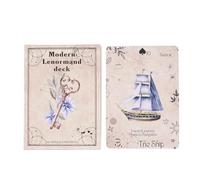 Tarot Deck for Fortune Telling, Modern Lenormand Oracle Cards, Fortune-Telling Cards, Spiritual Divination Card Set, Easy-To-Use Tarot Deck, Fun Divination Tools for Parties