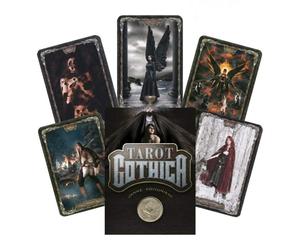 TAROT GOTHICA Mazzo 78 Carte E Libro Guida Schiffer Publishing Nero Nuovo