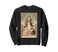 Tarot La Signora Maine Coon Art Nouveau Amanti Gatti Felpa
