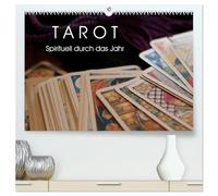 Tarot. Spirituell durch das Jahr (hochwertiger Premium Wandkalender 2026 DIN A2 quer), Kunstdruck in Hochglanz: Mit dem Tarot glücklich durch das Jahr!