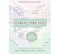 Tarot Spread Journal, Tarot for Beginners, 88 Spreads