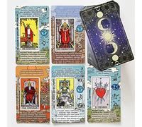 TAROTIKA - Tarocchi Carte Italiano, Imparare Tarot Deck di Lettura Facile e Veloce, con Significati Inversi, Sì o No, Oroscopi, Pianeti e Chakra (English)
