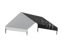 Tarp coop-copertura pollo impermeabile per protezione all'aperto, baldacchino con uso duraturo, accessorio per patio di appartamento in giardino del portico di recinzione balcone per patio, PE pesante