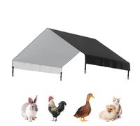 Tarp di Pollaio - Copertura Impermeabile | Canopato di Protezione di Lunga Durata per Recinzione Coop | Schermate per per Esterni per Il Balcone del Patio da Giardino | Coperchio tonalità PE