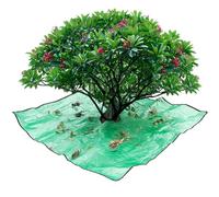 Tarp for Leaves, waterproof Fruit Tree Tarp Heavy Duty with 23.6in Holes, Multi-Purpose Outdoor Pruning Tarpaulin for Leaf Pruning Collection