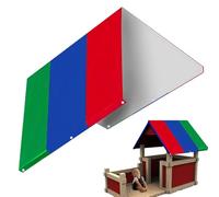 Tarp sostituzione set swing, copertura di sostituzione del baldacchino del parco giochi | Sunshade Swing Cover | 132x226cm/51.97x88.98 pollici, decorazione del gioco all'aperto, accessori da scoperta