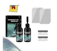 Tarpic Glass Repair Kit, 2025 Upgrade Windshield Crack Fix PRO Repair Liquid, Universal Cracks Gone Glass Repair Kit for Automotive Windscreen Tool, Rock Chip Repairing Windshield (2pcs)