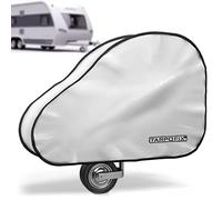 Tarpofix® Copritimone caravan in materiale telato per camion (PVC) con doppia chiusura a scatto - Copri gancio roulotte di ottima fattura per caravan e rimorchi per timone e gancio