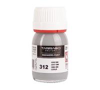 Tarrago colore per scarpe Grigio SNK, flacone da 25 ml, con pennello e spugnetta, per pelle liscia, pelle sintetica o tela