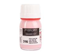 Tarrago colore per scarpe Rosa Chiaro SNK 316, flacone da 25 ml, con pennello e spugnetta, per pelle liscia, pelle sintetica o tela