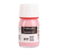 Tarrago colore per scarpe Rosa SNK 317, flacone da 25 ml, con pennello e spugnetta, per pelle liscia, pelle sintetica o tela