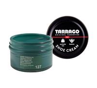 Tarrago | Crema per scarpe 50 ml | Crema naturale con cera d'api e carnauba per scarpe | Compatibile con pelle sintetica verde smeraldo e pelle (127)