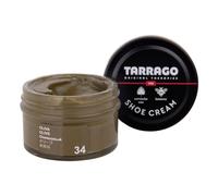 Tarrago | Crema per scarpe 50 ml | Crema Nutriente, Lucidante e Protettiva Per Scarpe, Calzature, Borse e Accessori in Pelle, Pelle e Pelle Sintetica (Oliva 34)