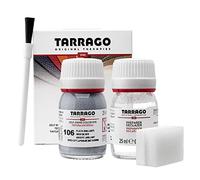 Tarrago | Kit 25 ml di colorante auto-lucido | Tintura autolucidante per scarpe, accessori e primer | Copre sfregamenti e calzature Argento Lucido (106)