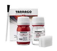 Tarrago | Kit 25 ml di colorante auto-lucido | Tintura autolucidante per scarpe, accessori e primer | Copre sfregamenti e calzature Rosso chiaro (102)