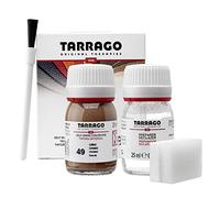 Tarrago | Kit 25 ml di colorante auto-lucido | Tintura autolucidante per scarpe, accessori e primer | Copre sfregamenti e calzature Cognac (49)