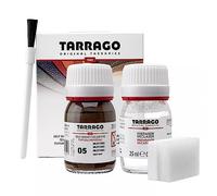 Tarrago | Kit 25 ml di colorante auto-lucido | Tintura autolucidante per scarpe, accessori e primer | Copre sfregamenti e calzature Mustang (05)