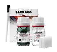 Tarrago | Kit 25 ml di colorante auto-lucido | Tintura autolucidante per scarpe, accessori e primer | Copre sfregamenti e calzature Verde scuro (33)