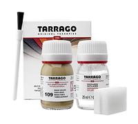 Tarrago | Kit 25 ml di colorante auto-lucido | Tintura autolucidante per scarpe, accessori e primer | Copre sfregamenti e calzature Beige scuro (109)