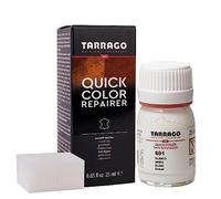 Tarrago | Quick Color 25 ml | Tintura per scarpe in pelle, pelle liscia e tela e accessori | Macchia ad asciugatura rapida che ripara e protegge le calzature da piccoli segni (bianco 601)