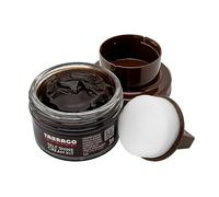 Tarrago Self Shine Cream Kit 50 ml | Crema Cera Autolucida per Scarpe | Adatto per Pelle e Pelle Sintetica | Bitume per Scarpe, Marrone Medio (39), 50ml