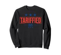 Tarrified - Divertente gioco di parole politico grafico per gli amanti della satira Felpa