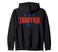 Tarrified - Divertente gioco di parole politico grafico per gli amanti della satira Felpa con Cappuccio