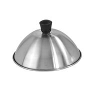 Tarrington House Coperchio per Barbecue, Acciaio Inox/plastica, ¯ 16,2 x 8,7 cm, Forma a Cupola, Impugnatura ergonomica, Argento