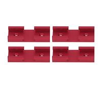 TARSHYRY 4 Connettori a Croce per Binari a T in Alluminio per Maschere per la Lavorazione del Legno, Giunti a T per Sistemi di Fissaggio su Banchi di Lavoro, Accessori per Router CNC con Finitura