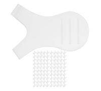 TARSHYRY 50 Pcs y Forma a Forma di Ciglia per Estensioni per Ciglia Innestando gli Strumenti di Mascara Permanente (Trasparente)