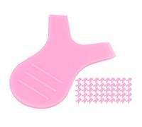 TARSHYRY 50 Pcs y Forma a Forma di Ciglia per Estensioni per Ciglia Innestando gli Strumenti di Mascara Permanente (Leggero roseo)