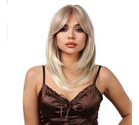 TARSHYRY 65 Cm Curling Long Curling Parrucche per Capelli Biondi Sexy Wig Wig Heat Synthetic Cosplay Party Uso Quotidiano (LC242-3)