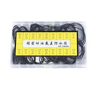 TARSHYRY 80 Pezzi O Ring Guarnizione Posteriore Orologio, O Ring Set Guarnizioni Orologio Strumento di Riparazione Coperchio Posteriore Sigillante in Gomma 0,5 Mm 0,6 Mm con 180 Pezzi