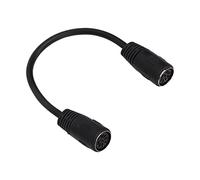 TARSHYRY Adattatore 8PIN, Multimedia 4 Perno DIN 8PIN Adattatore Femmina a Femmina 0,66 Piedi PVC CORE CORE PURA FLESSIBILE DIN FEMMA SULLA SULLA Splitter a Pin da 8 Pin per AV