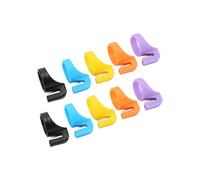 TARSHYRY Anello di Coltello, Anello Taglierina da Filo 10pcs Design del Coltello Split Tagliata con Materiale Plastico a Dispiega Automatica di Taglio a Cucitura Incisivo per i Diversi Colori degli