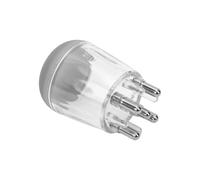 TARSHYRY Applicatore per Siero per Capelli con Sfera a Rullo, Flacone Ricaricabile a Prova di Perdite 5 Ml con Punta Massaggiante per Un'applicazione Senza Disordine delle Radici (Trasparente)