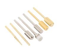 TARSHYRY Bit per Trapano per Unghie Set di Cumuli per Chiodi Elettrici Bit per Unghie Manicure 7pcs per Chiodi in Gel Acrilico