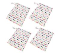 TARSHYRY Borsa Appendere Impermeabile per Passeggino con Doppia Tasca con Maniglia Staccabile e Cerniera Singola per la Mamma in Movimento, Verde, ca. 30 X 40 Cm