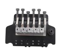 TARSHYRY Bridge Tremolo, Parti di Chitarra Elettrica Dispositivo Stabilizzatore a Molla a Dondolo a Doppia Molla con Bridge per Chitarra Elettrica per per (BLACK)